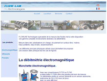 Tablet Screenshot of flow-lab-france.com